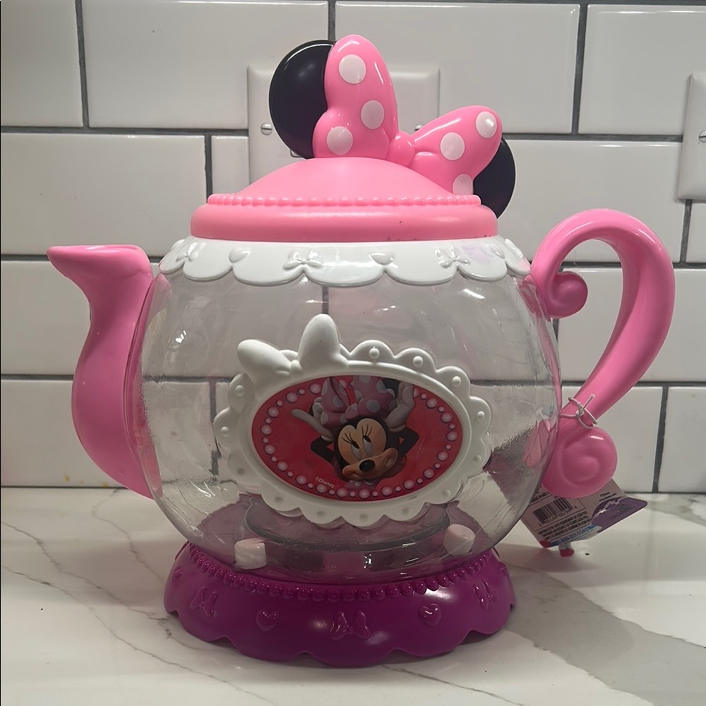 Disney Minnie Mouse Pink and White Jar